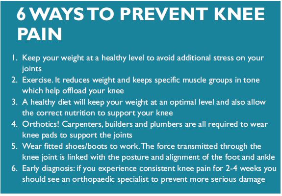 Tips to Prevent Knee Pain