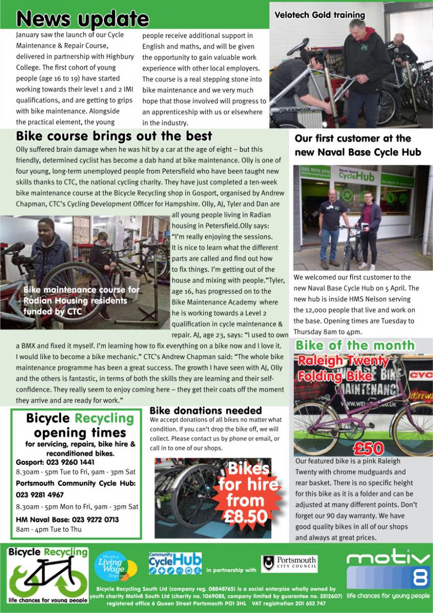 Bicycle Recyling News