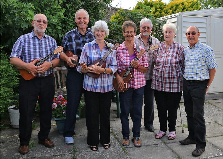 The Hayling Huggers ukulele group had a great time playing for The Rowans Fashion show fundraiser held on October 3rd at the URC halls on Hayling Island. As well as plenty of audience participation we collected nearly Â£58 for Naomi House Hospice. The fashion show was very successful and we would like to thank the Rowans volunteers for making us so welcome.