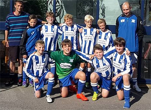 Hayling Hardware sponsors two Hayling St. Andrews football teams!