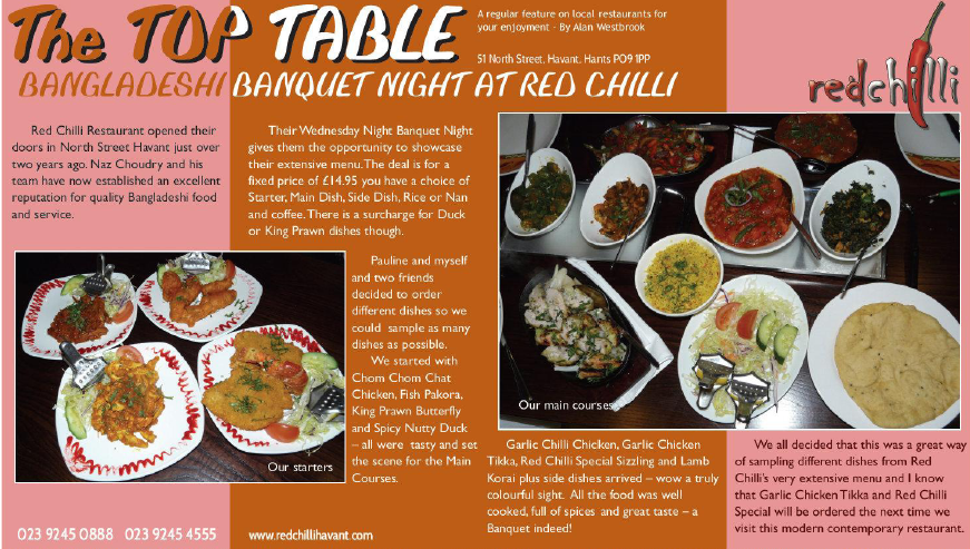 Bangladeshi night at Red Chilli