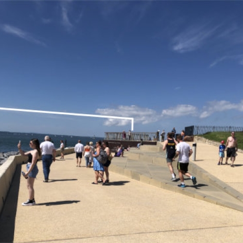 Southsea Castle Seafront Reopens